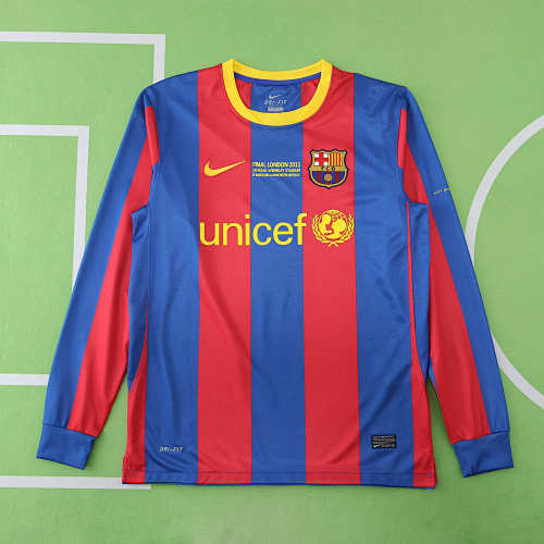 FC Barcelona Barça Home Long Sleeved Retro Fan Version