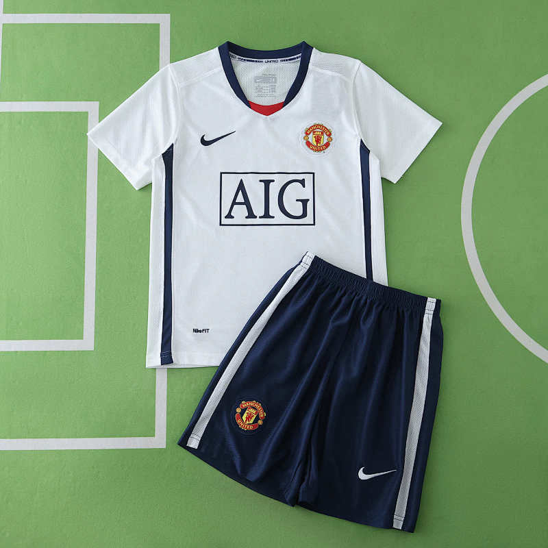 Manchester United F.C. Away Retro Kids Kit