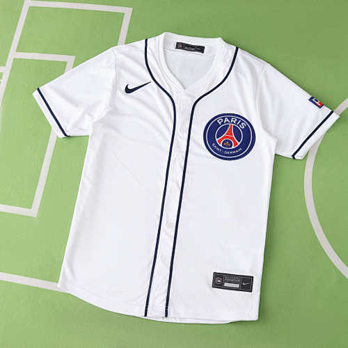 Paris Saint-Germain F.C. Aseball Jersey T-shirt