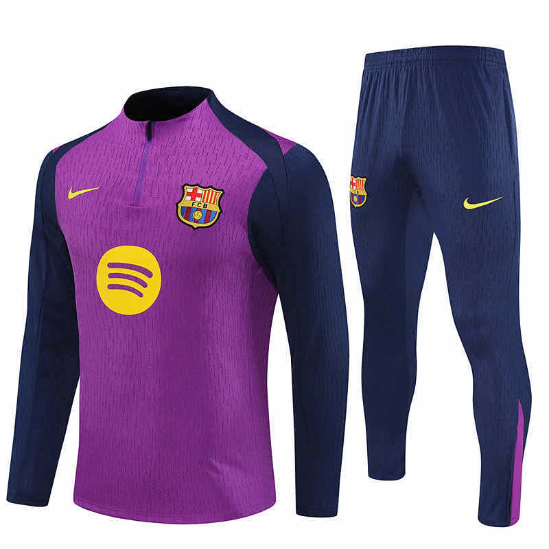 FC Barcelona Barça Half Zip Training Suit Set
