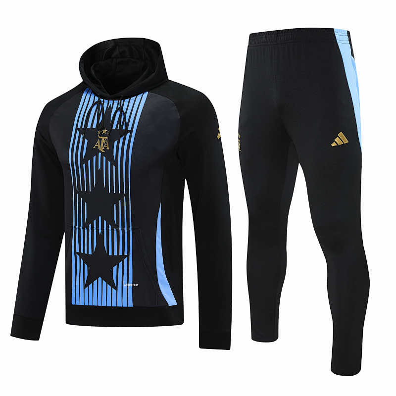 Argentina Training Suit Hooded Set