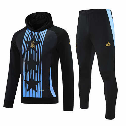Argentina Training Suit Hooded Set