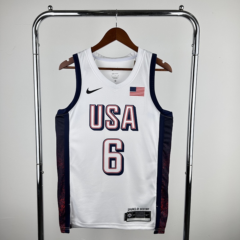 USA National Team White 6 James