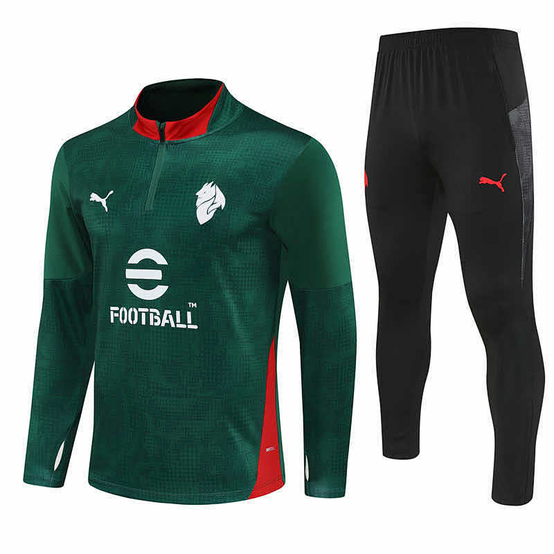 A.C. Milan Half Zip Training Suit Set