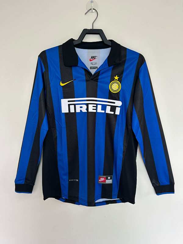 Inter Milan Home Long Sleeves Retro Fan Version