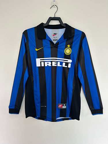 Inter Milan Home Long Sleeves Retro Fan Version
