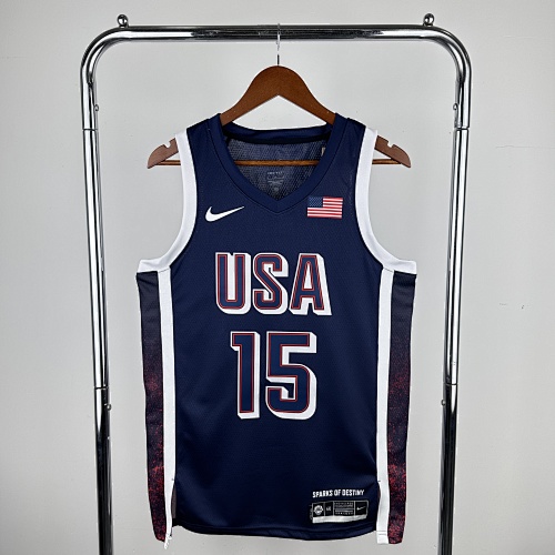 USA National Team Dark Blue 15 Booker