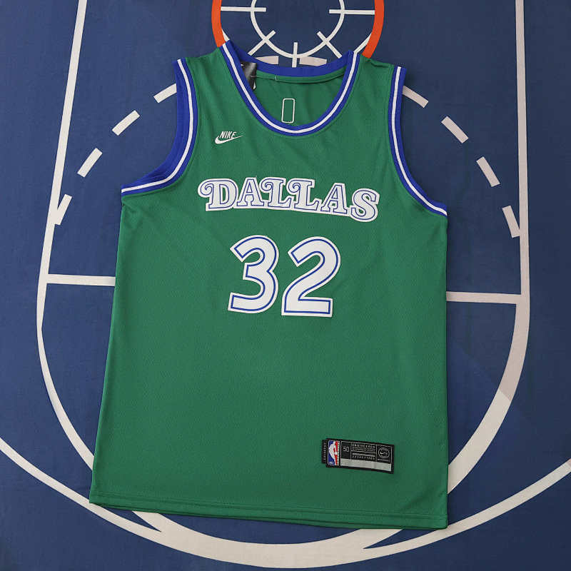 Nba Dallas Mavericks Green 32 Flagg