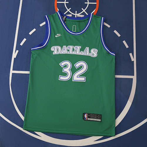Nba Dallas Mavericks Green 32 Flagg