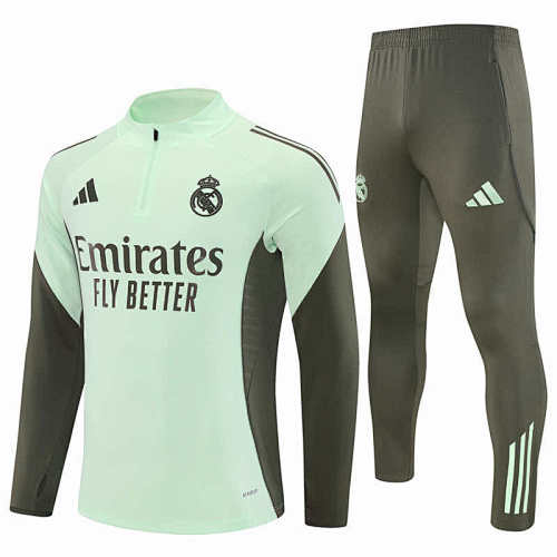 Real Madrid CF Half Zip Training Suit Set