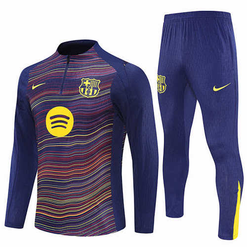 FC Barcelona Barça Half Zip Training Suit Set