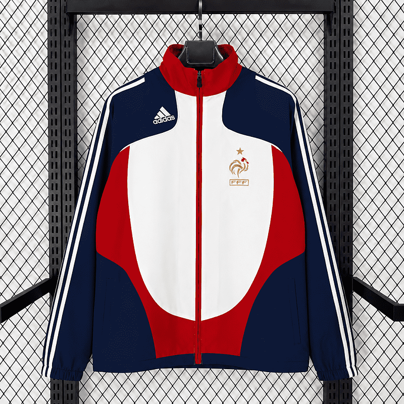 France Retro Windbreaker