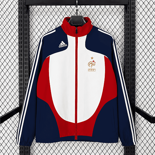France Retro Windbreaker