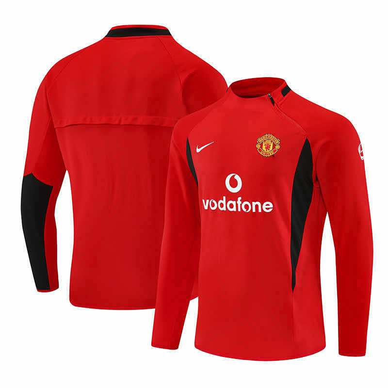 Manchester United F.C. Red Half Pull Training Suit