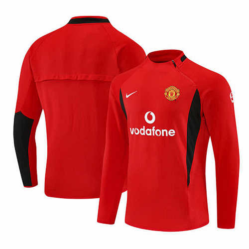 Manchester United F.C. Red Half Pull Training Suit