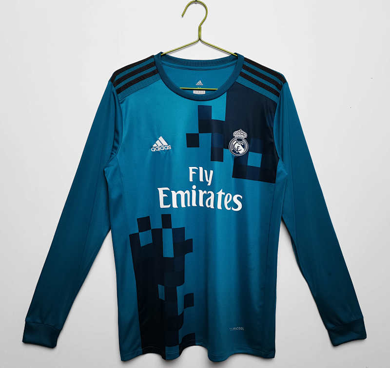 Real Madrid Third Long Sleeved Retro Fan Version