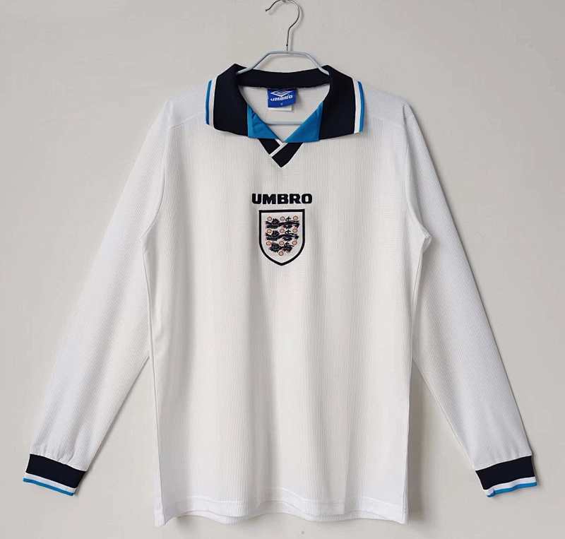 England Home Long Sleeved Retro Fan Version