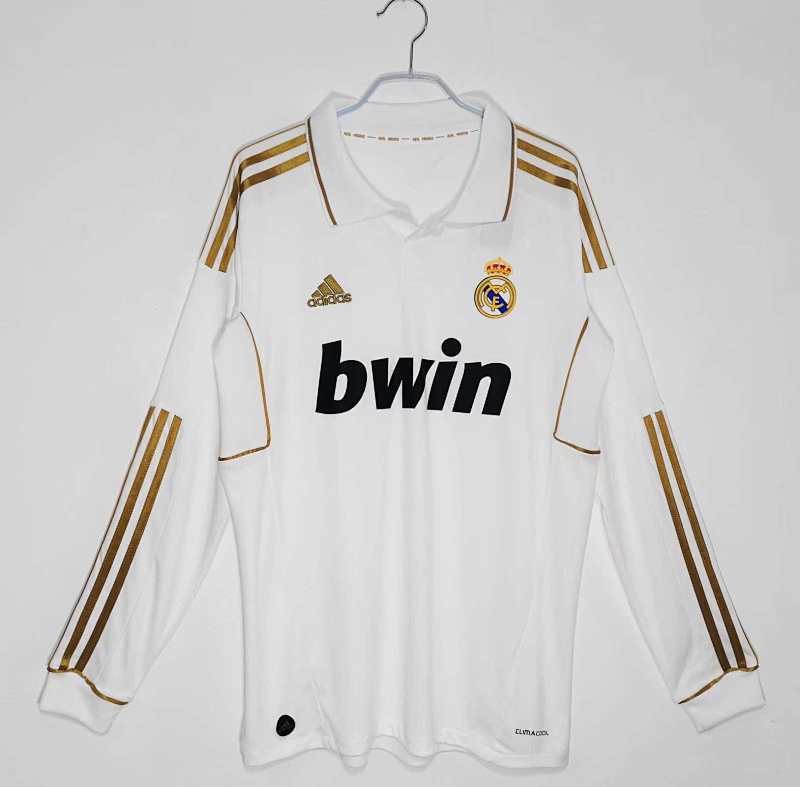 Real Madrid Home Long Sleeved Retro Fan Version