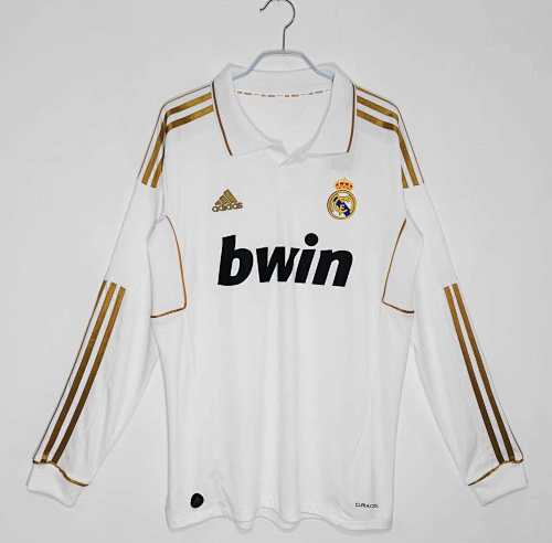 Real Madrid Home Long Sleeved Retro Fan Version
