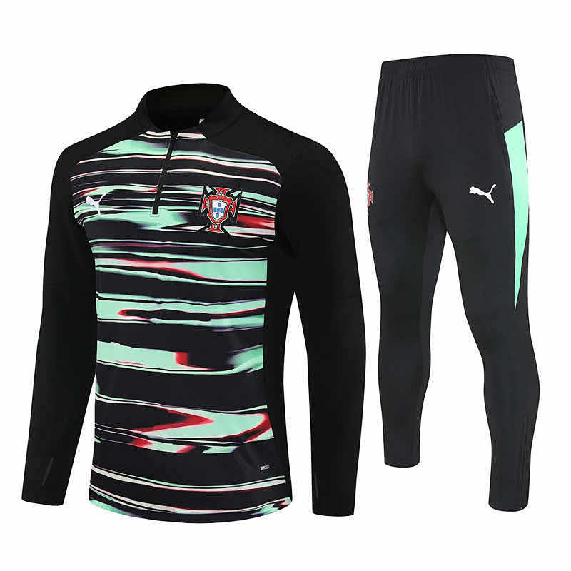 Portugal Half Zip Training Suit Set