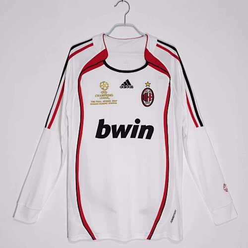 AC Milan Away Long Sleeved Retro Fan Version