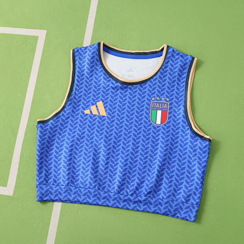 Italy Cropped Jersey Vest