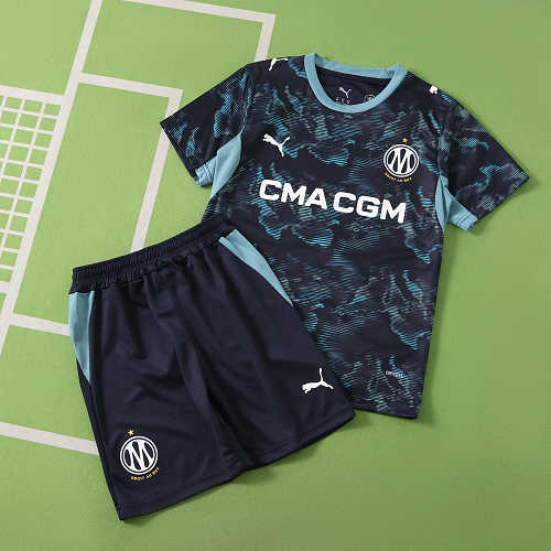 Olympique De Marseille Away Kids Kit