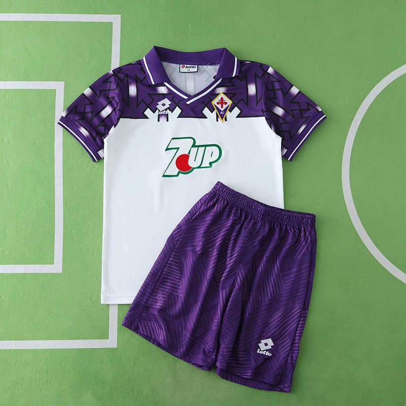 Acf Fiorentina Away Retro Kids Kit