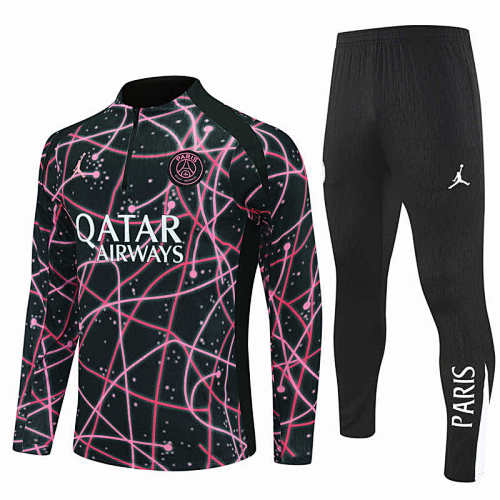 Paris Saint-Germain F.C. Half Zip Training Suit Set