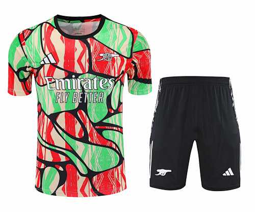 Arsenal F.C. Training Clothes Suit Short Sleeve Fan Version