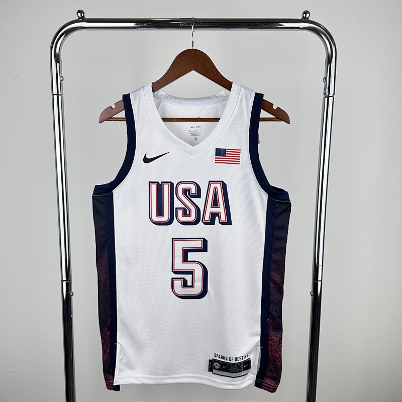 USA National Team White 5 Edwards