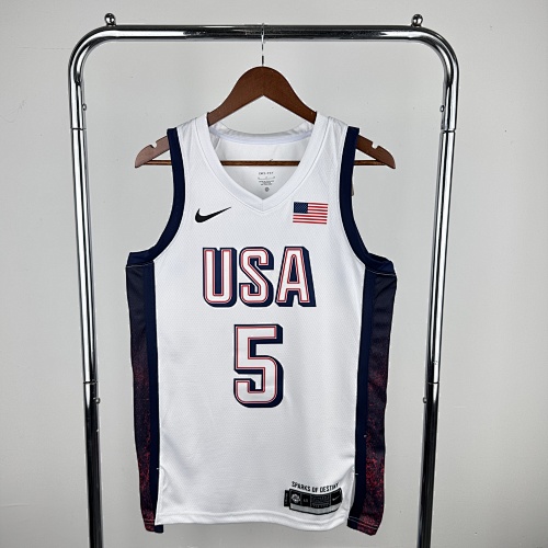 USA National Team White 5 Edwards