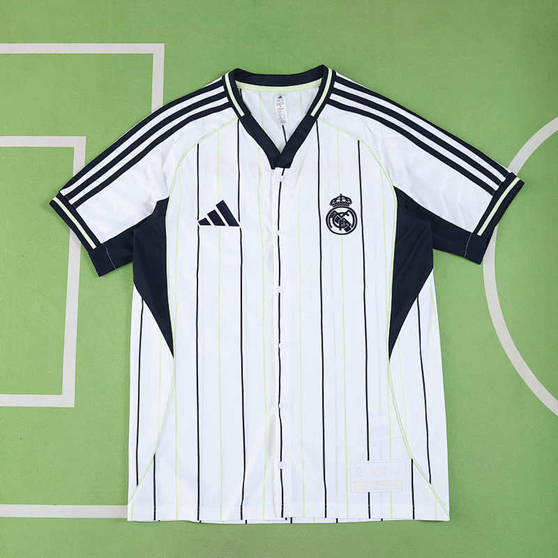 Real Madrid CF Baseball Jersey T-shirt