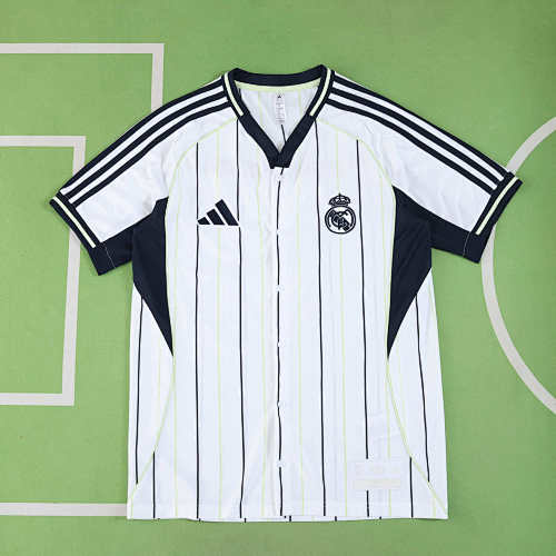 Real Madrid CF Baseball Jersey T-shirt