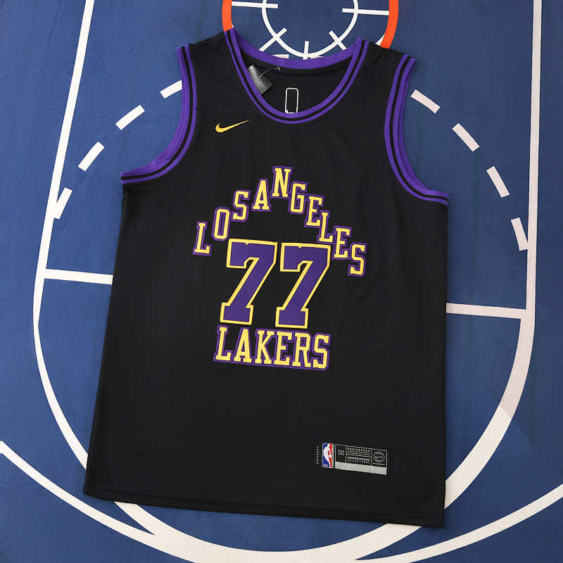 Nba L.A. Lakers Black 77 Doncic