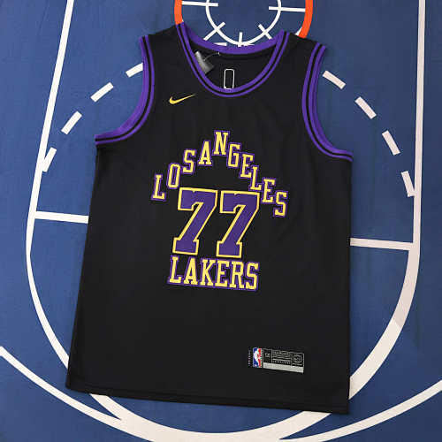 Nba L.A. Lakers Black 77 Doncic