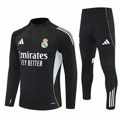 Real Madrid CF Half Zip Training Suit Set