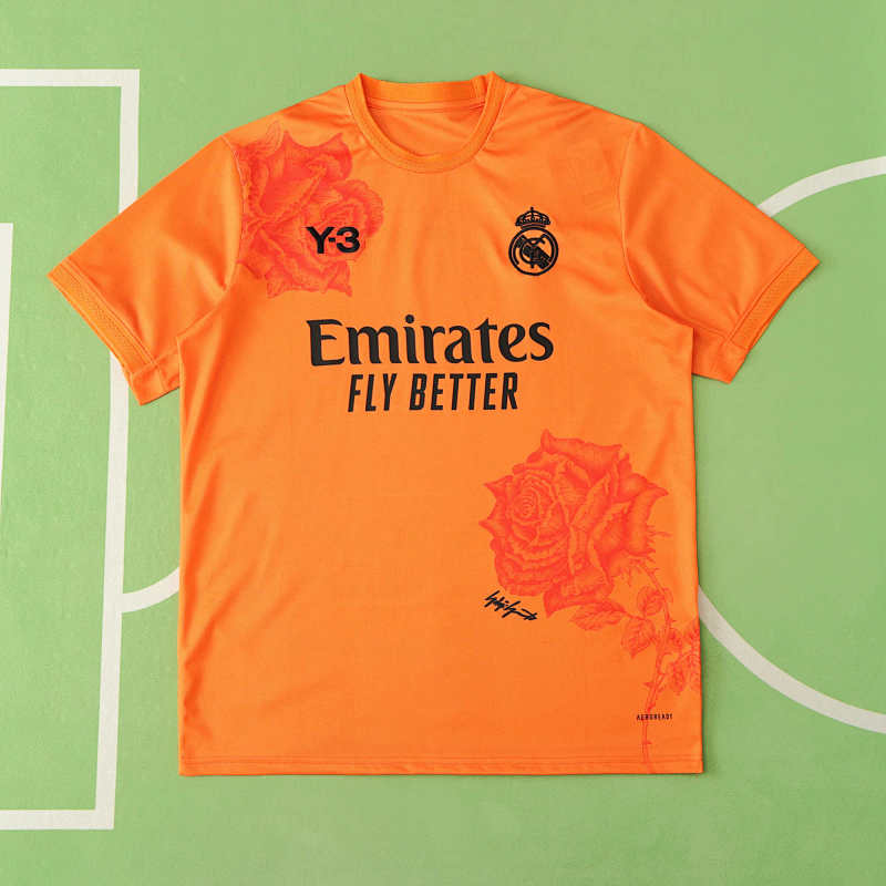 Real Madrid Y-3 Orange Fan Version