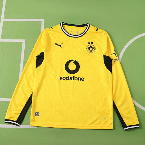 Borussia Dortmund Home Long Sleeve Fan Version