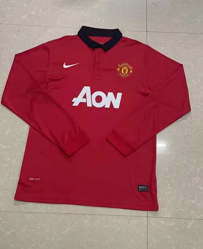 Manchester United Home Long Sleeved Retro Fan Version