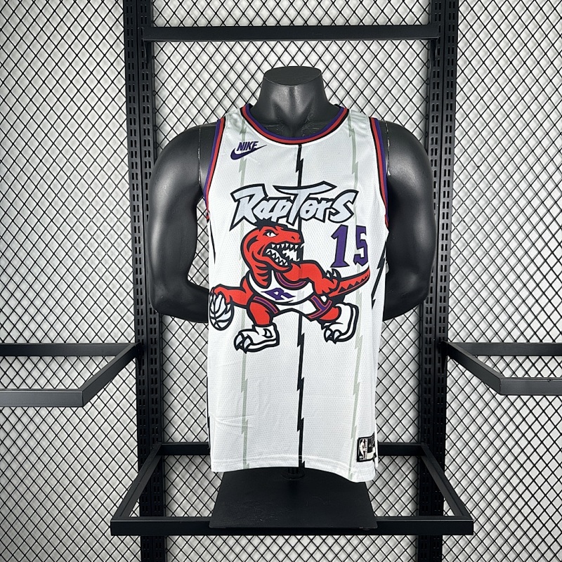 25-26 Nba Toronto Raptors Retro White 15-CARTER