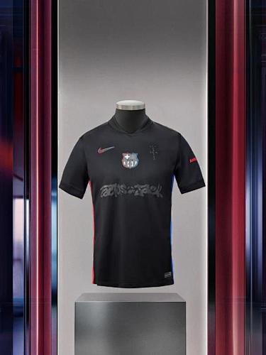 Men's Away Jersey Limited Edition Travis Scott 24 25. FC Barcelona Men's Away Fan Versio