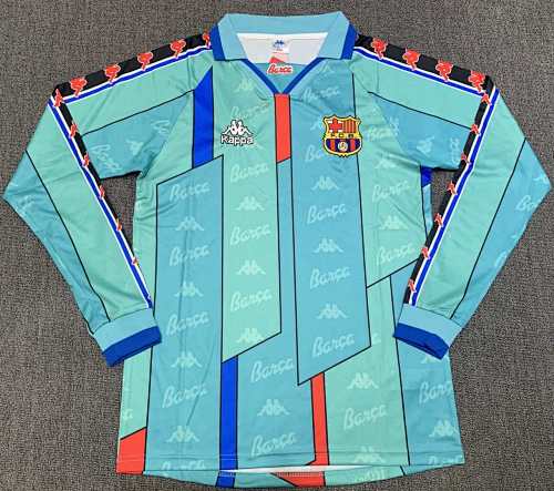 Barcelona Away Long Sleeved Retro Fan Version