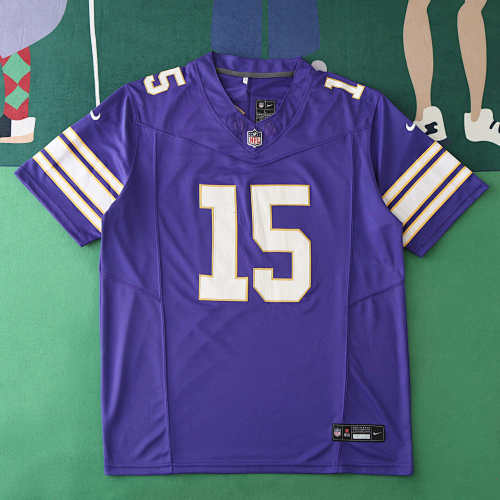 Minnesota Vikings Blue 3th Generation 15 Turner