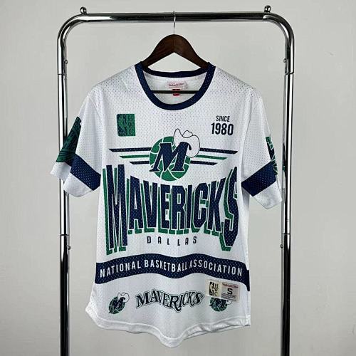 25-26 Nba Dallas Mavericks Retro Short Sleeved Shirt