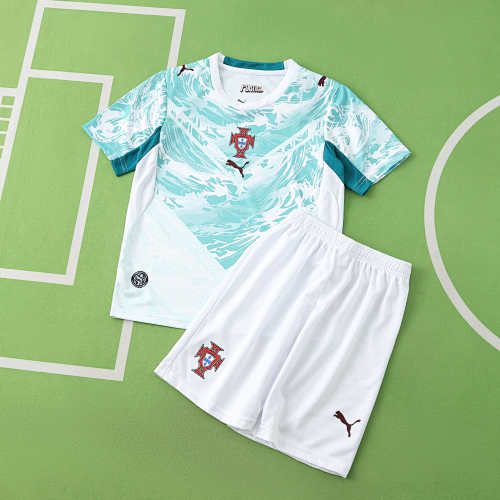 Fifa World Cup Portugal Away Kids Kit