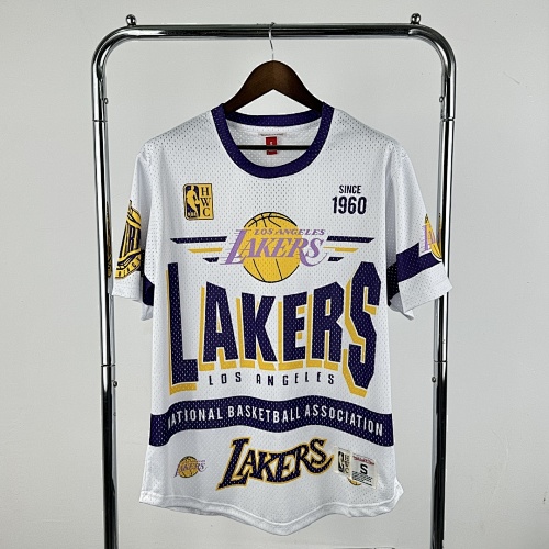 25-26 Nba L.A. Lakers Retro Short Sleeved Shirt