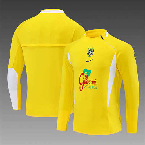 Brazil Yellow Half Pull Training Suit