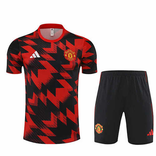 Manchester United F.C. Training Clothes Suit Short Sleeve Fan Version