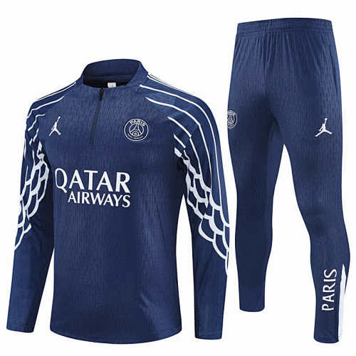 Paris Saint-Germain F.C. Half Zip Training Suit Set